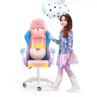 Fotel Gamingowy Hell'S Chair Rainbow Colorful Kids - Fotele gamingowe - miniaturka - grafika 1
