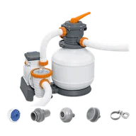 Akcesoria do basenów - Bestway 58499 flowclear Sand filter Split 7.571 L/H, 220  240 V ~/HZ, 280 W, TÜV/CE H, multicolor - miniaturka - grafika 1