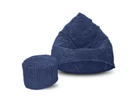 Pufy i podnóżki - Pufa cordoba sako XXXXL worek + gratis granatowa - miniaturka - grafika 1