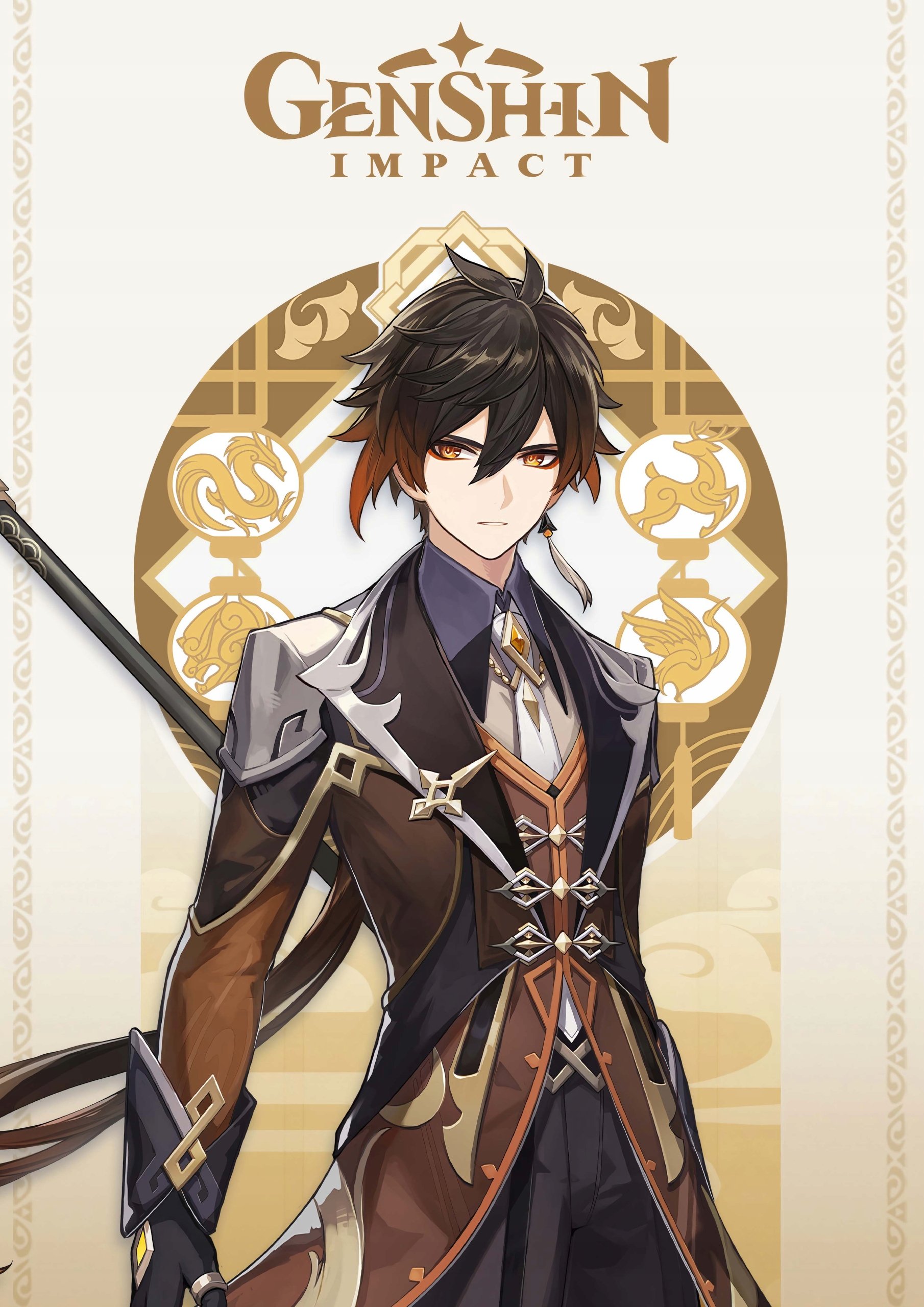 Plakat A1 Genshin Impact Zhongli