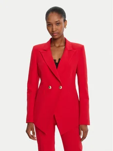 Rinascimento Marynarka CFC0126220003 Czerwony Slim Fit - Marynarki i żakiety damskie - miniaturka - grafika 1