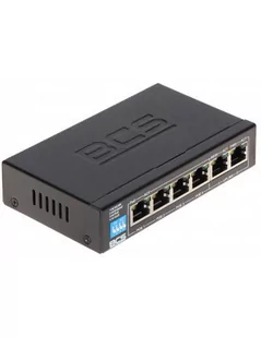 Switch Poe 6 Portów Bcs BCS-B-SP0402 - Kamery cyfrowe - akcesoria - miniaturka - grafika 1