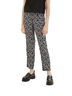 Spodnie damskie - TOM TAILOR Damskie spodnie 1036865, 32148-Black Small Abstract Design, 36 W/28 L, 32148 - Black Small Abstract Design, 36W / 28L - miniaturka - grafika 1