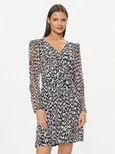 Sukienki - Morgan Sukienka codzienna 241-RLUISA Czarny Regular Fit - miniaturka - grafika 1