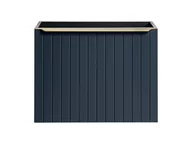 Szafki łazienkowe - Comad Santa Fe Deep Blue szafka 60 cm podumywalkowa wisząca Niebieski Indigo SANTAFEDEEPBLUE82-60-B-2S - miniaturka - grafika 1