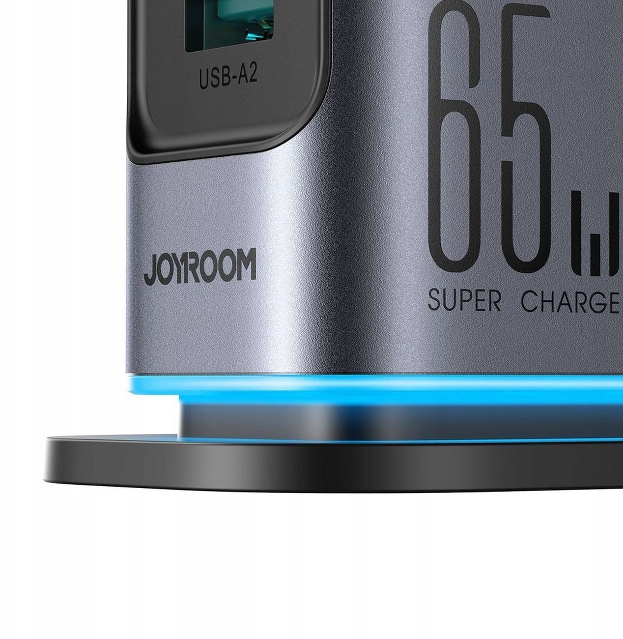 Ładowarka Joyroom JR-TCM02 GaN 65W stacja ładująca 4xUSB-C 2xUSB-A wtyczka UK - szara