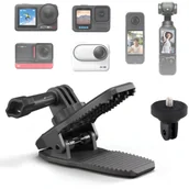 Akcesoria do drona - UCHWYT MAGNETYCZNY KLIPS 360 + GWINT 1/4" DO DJI OSMO 360 / ACTION 5 PRO / GOPRO 13 - miniaturka - grafika 1