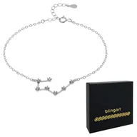 Bransoletki - Bransoletka srebrna damska znak zodiaku BYK - miniaturka - grafika 1