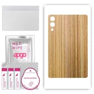 Akcesoria do tabletów i e-booków - folia naklejka skórka strukturalna na TYŁ do Samsung Galaxy Tab S9 Plus - Drewno Dąb Miodowy - apgo SKINS - miniaturka - grafika 1