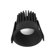 Lampy pozostałe - TERCERO LE61326 Lampa natynkowa LED o cylindrycznym kształcie czarna aluminiowa - miniaturka - grafika 1