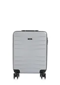 Walizki - Ochnik | Walizka mała na kółkach | Dwukomorowa | Elegancki design | Twarda obudowa ABS | Podwójne kółka | Zamek szyfrowy TSA | Pojemność 30 l | Rozmiar 19” 53×37×23 cm - miniaturka - grafika 1