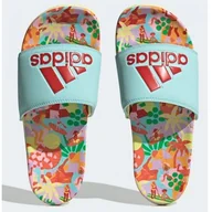 Klapki i japonki damskie - Klapki adidas Adilette Comfort W HQ8848 wielokolorowe - Adidas - miniaturka - grafika 1