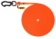 Smycze dla psów - DINGO Smycz Treningowa bez rączki Flex Honey 1 cm x 10 m - pomarańczowa - miniaturka - grafika 1