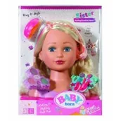 Akcesoria dla lalek - Zapf Creation Głowa do stylizacji BABY BORN Siostrzyczka 827307-116719 - miniaturka - grafika 1