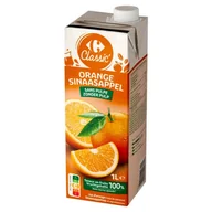 Soki i napoje niegazowane - Carrefour Classic Sok pomarańczowy z koncentratu soku pomarańczowego 1 l - miniaturka - grafika 1