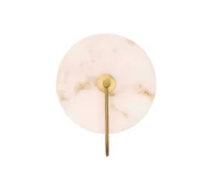 Lampy ścienne - Stylowy kinkiet Lunalith w stylu art deco z marmurkowym szkłem - miniaturka - grafika 1