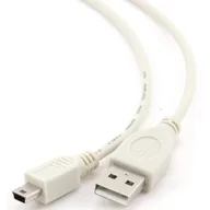 Kable USB - Gembird KABEL USB MINI AM-BM5P 2.0 1.8M (CANON) WHITE (AKGEM001500) - miniaturka - grafika 1