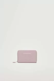 Portfele - Mango portfel Twiggy damski kolor fioletowy - grafika 1