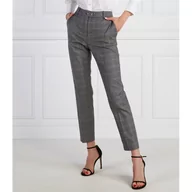 Spodnie damskie - BOSS Wełniane spodnie cygaretki Tamata | Regular Fit - miniaturka - grafika 1