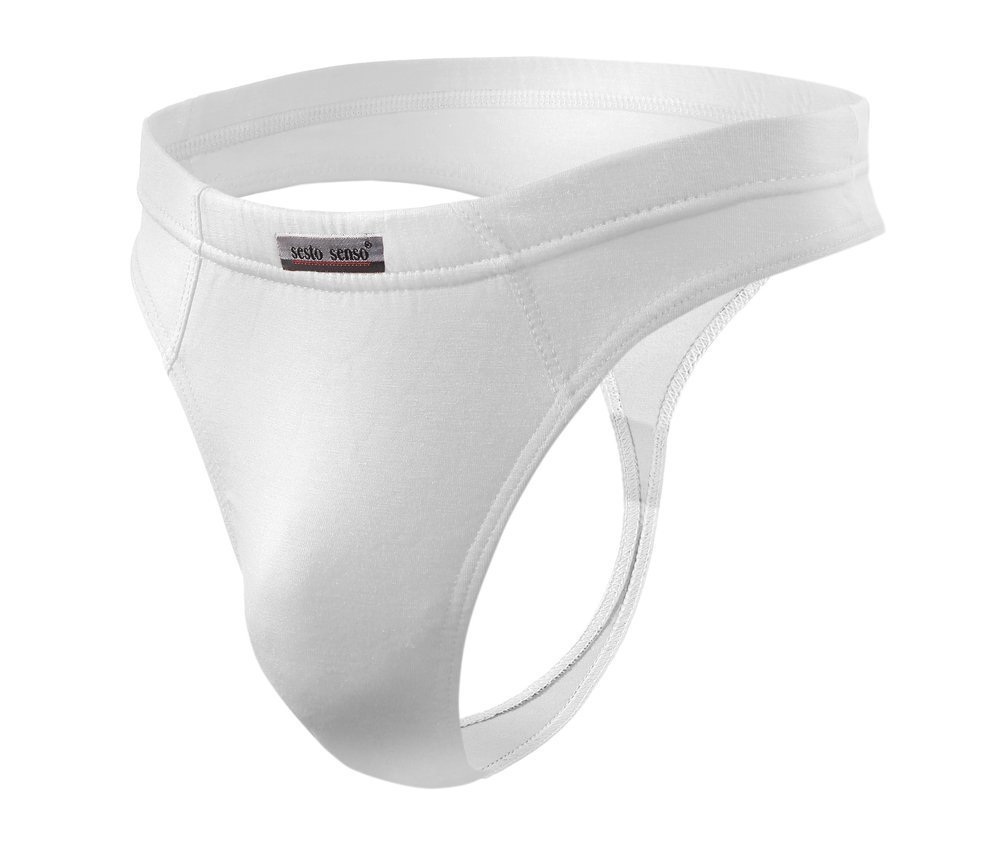 Sesto Senso, Comix, Stringi męskie, białe, rozmiar XXL