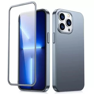 Joyroom 360 Full Case etui pokrowiec do iPhone 13 Pro obudowa na tył i przód + szkło hartowane szary (JR-BP935 tranish) JR-BP935 tranish - Etui i futerały do telefonów - miniaturka - grafika 1