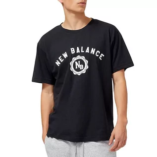 Koszulki sportowe męskie - Koszulka New Balance MT31904BK - czarna - grafika 1