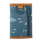 Zestawy naczyń dla dzieci - Fresk Portfel na rzep Shark - miniaturka - grafika 1