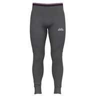 Legginsy - ODLO Męskie legginsy Bl Bottom Long Active Warm Originals Eco szary Steel Grey Melange M 159302 - miniaturka - grafika 1