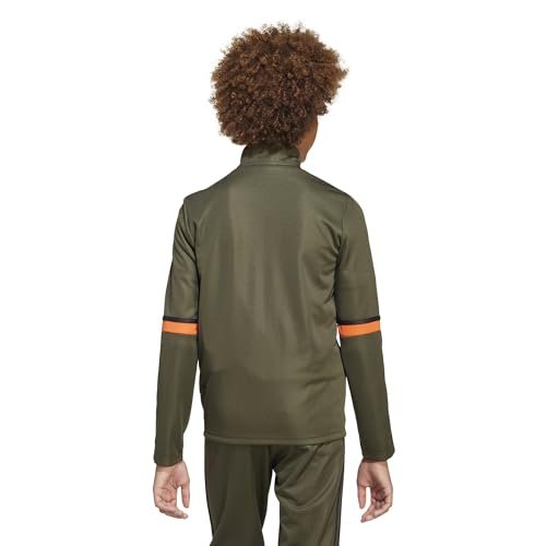 adidas Uniseks - dzieci SQUADRA25 TRAINING JACKET KIDS, night cargo/black/semi impact orange, 9-10 Years