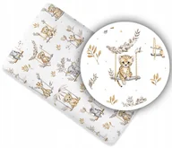 Prześcieradła dla dzieci - PRZEŚCIERADŁO BAWEŁNIANE DO ŁÓŻECZKA 160x80 WZORY! - miniaturka - grafika 1