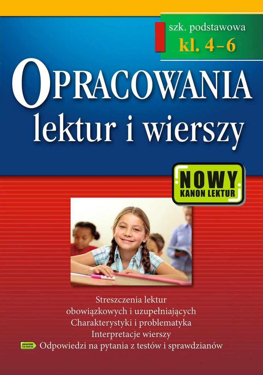 Greg Opracowania lektur i wierszy Szkoła podstawowa klasy 4-6 praca zbiorowa