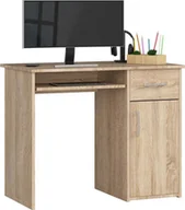 Biurka - Elior Biurko z szufladą dąb sonoma - Esman 2X - miniaturka - grafika 1