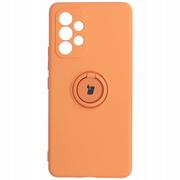 Etui i futerały do telefonów - Bizon Etui Case Silicone Ring Galaxy A53 5G pomarańczowe BCSRGALA535GOR - miniaturka - grafika 1