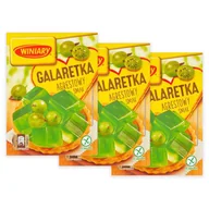 Galaretki - Winiary Galaretka agrestowy smak 71 g x 3 sztuk - miniaturka - grafika 1