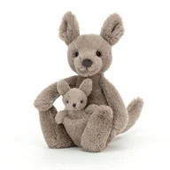 Maskotki i pluszaki - Jellycat MASKOTKA PLUSZOWA Mama Kangurzyca z małym, 20 cm KAR4K - miniaturka - grafika 1
