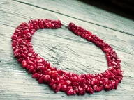Naszyjniki - Naszyjnik z czerwonego korala - miniaturka - grafika 1