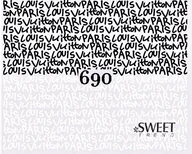 Ozdoby do paznokci - Naklejki wodne na paznokcie - nr 690 - miniaturka - grafika 1