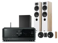 Kino domowe - Yamaha RXV-6A (czarny)+ Diva 5 (dąb) +Diva 7 (dąb) + Basso 880 (czarny) - miniaturka - grafika 1