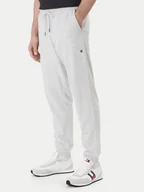 Spodnie sportowe męskie - Tommy Hilfiger Spodnie dresowe UM0UM03664 Szary Regular Fit - miniaturka - grafika 1