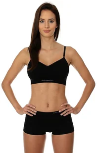 Brubeck Biustonosz Comfort Cotton czarny r. 75B (BR00012A) - Bielizna sportowa damska - miniaturka - grafika 1