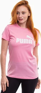 Puma Koszulka damska Puma ESS Logo Tee różowa 586775 31 S - Koszulki i topy damskie - miniaturka - grafika 1