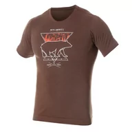 Odzież trekkingowa męska - Koszulka turystyczna z merino męska Brubeck NIEDŹWIEDŹ - miniaturka - grafika 1