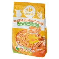 Płatki śniadaniowe i musli - Carrefour Classic Płatki kukurydziane w polewie miodowej z orzeszkami ziemnymi 250 g - miniaturka - grafika 1