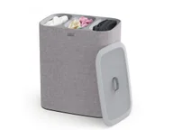 Kosze na bieliznę - Kosz na pranie Joseph Joseph 50024 Tota Trio 90L, szary - miniaturka - grafika 1