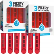 Wkłady filtrujące - Zestaw Wkładów filtrujących do butelki DAFI SOLID SOFT czerwone 6 szt - miniaturka - grafika 1