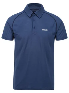 Regatta Funkcyjna koszulka polo "Kalter" w kolorze granatowym - Koszulki sportowe męskie - miniaturka - grafika 1