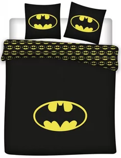 poszwa na kołdrę Batman 240 x 220 cm mikrofibra czarna - Pościel dla dzieci - miniaturka - grafika 1