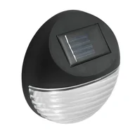 Lampy ogrodowe - Kinkiet Lampa Solarna LED Ogrodowa Schodowa Elewacyjna 6500K Czujnik Zmierzchu - miniaturka - grafika 1