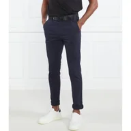 Spodnie męskie - Calvin Klein Spodnie chino + pasek MODERN TWILL | Slim Fit - miniaturka - grafika 1