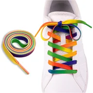 Akcesoria obuwnicze - Płaskie pastelowe sznurówki 90 - miniaturka - grafika 1